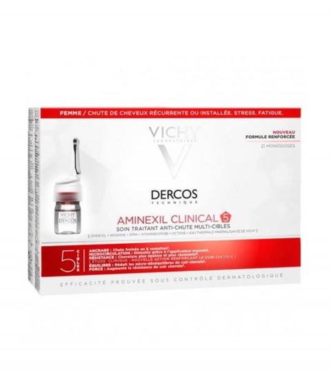 Ampoules Dercos Femmes Aminexil Clinical 5 Vichy Maroc